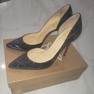 Louboutin sparkling heels